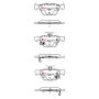 Disc Brakes Australia DB2398SSEV Rear Street Series EV Brake Pads