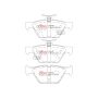 Disc Brakes Australia DB2398XP Rear Xtreme Performance Brake Pads