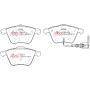 Disc Brakes Australia DB2402XP Front Xtreme Performance Brake Pads