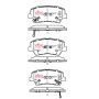 Disc Brakes Australia DB2443SSEV Front Street Series EV Brake Pads
