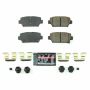 PowerStop Z23-2156 PowerStop - Z23 Daily Driver Carbon-Fiber Ceramic Brake Pads with Hardware Kit