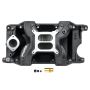 EDELBROCK EDE75763 SBM Performer RPM A/G Manifold - Black Finish