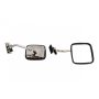Kentrol 97-18 Jeep Wrangler TJ/JK E-Z Detach Mirrors Pair - Polished Silver