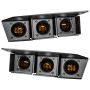Oracle Lighting 5890-005 ORACLE Lighting 2021-2024 Ford Bronco Triple LED Fog Light Kit for Steel Bumper