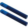 ALLSTAR PERFORMANCE ALL18509 Alum Hood Pins 1/2in 1/4in Holes Blue 2pk