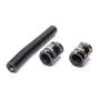 RACING POWER CO-PACKAGED RPCR7304BK Black 24in Stainless Radiator Hose Kit