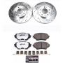 PowerStop K4659-26 Z26 Street Performance Ceramic Brake Pad and Drilled & Slotted Rotor Kit