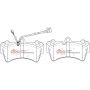 Disc Brakes Australia DB7878SP Front Street Performance Brake Pads