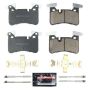 PowerStop Z23-1450 PowerStop - Z23 Daily Driver Carbon-Fiber Ceramic Brake Pads with Hardware Kit