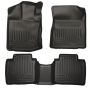 Husky Liners 12-13 Toyota Venza WeatherBeater Black Front & 2nd Seat Floor Liners