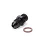 FRAGOLA FRG495125-BL #4 x 7/16-20 (#4) Radius O-Ring Fitting Black