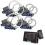 Oracle Lighting 5835-333 VECTOR Grille Surface Mount LED Halo Kit for Jeep JK/JL/JT - ColorSHIFT w/2.0