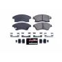 PowerStop Z23-1522 PowerStop - Z23 Daily Driver Carbon-Fiber Ceramic Brake Pads with Hardware Kit