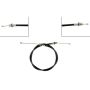 DORMAN BRAKES C94693 Parking Brake Cable