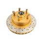 Disc Brakes Australia DBA4014XS Front 4000 Series XS Gold Brake Rotor