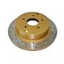 Disc Brakes Australia DBA4049XS Rear 4000 Series XS Gold Brake Rotor