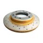 Disc Brakes Australia DBA4151XS Front 4000 Series XS Gold Brake Rotor