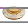 Disc Brakes Australia DBA42550XS Front 4000 Series XS Gold Brake Rotor