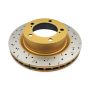 Disc Brakes Australia DBA42722XS Front 4000 Series XS Gold Brake Rotor