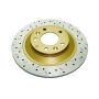 Disc Brakes Australia DBA42961XS Rear 4000 Series XS Gold Brake Rotor