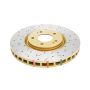 Disc Brakes Australia DBA4418XS Front 4000 Series XS Gold Brake Rotor