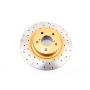 Disc Brakes Australia DBA4650XS Front 4000 Series XS Gold Brake Rotor