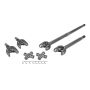 Yukon Gear & Axle YA W24174 Yukon Gear Front 4340 Chromoly Axle Kit For Jeep JL Dana 30 27 Spline FAD Del. w/1350 (7166) Joints