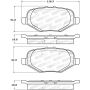 Stoptech 308.16120 Street Brake Pads - Front
