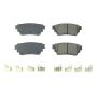 PowerStop 17-2200 PowerStop - Z17 Low-Dust Ceramic Brake Pads with Hardware