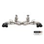 CORSA Performance 21106CFBLK Corsa 2020-2024 Chevrolet Corvette C8 RWD 3in Delete 4 Valve Cat-Back w/NPP w/4.5in CF Black PVDTips