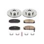 PowerStop KOE4839 OE Stock Replacement Low-Dust Ceramic Brake Pad and Rotor Kit