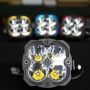 KC HiLiTES 30573 KC Bezel Ring KC FLEX ERA 4 Black 1PC