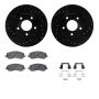 Dynamic Friction 8512-40027 Rotor Kit