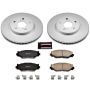 PowerStop CRK2406 Genuine Geomet Coated Rotor and Low-Dust Ceramic Brake Pad Kit
