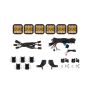 Diode Dynamics DD7271 Bronco SS5 6-Pod CrossLink Grille Lightbar Kit Pro - Yellow Combo