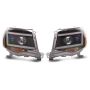 Raxiom TT11236 05-11 Toyota Tacoma Axial Series LED DRL Projector Headlights- Blk Housing (Clear Lens)