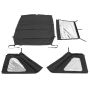 Rugged Ridge 13863.35 2018+ Jeep Wrangler JLU 4 Dr Black Diamond Stitch Cloth Voyager Top (Tinted)