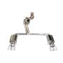 AWE Tuning 3010-42016 Audi B8.5 S4 3.0T Touring Edition Exhaust System - Chrome Silver Tips (102mm)