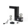 Weigh Safe WS8-2-KA-CER-BLA 8in Drop Hitch w/Built-in Scale & 2in Shank (8K/12.5K GTWR) w/WS05 - Black Cerakote