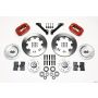 Wilwood 140-8582-R Forged Dynalite Front Kit 12.19in Drilled Red 70-78 Camaro