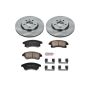 PowerStop KOE5550 OE Stock Replacement Low-Dust Ceramic Brake Pad and Rotor Kit