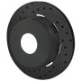 Wilwood 160-6972-BK Rotor-1.91in Offset-SRP-BLK-Drill-RH 12.19 x .810 - Blank