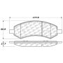 Stoptech 308.10840 06-17 Dodge Ram 1500 Street Performance Front Brake Pads