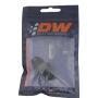 DeatschWerks 8AN Male Flare to 8AN Male Flare Coupler - Anodized Matte Black