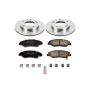 PowerStop KOE5179 OE Stock Replacement Low-Dust Ceramic Brake Pad and Rotor Kit