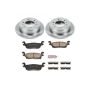 PowerStop KOE3067 OE Stock Replacement Low-Dust Ceramic Brake Pad and Rotor Kit