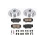 PowerStop K6520 Z23 Daily Driver Carbon-Fiber Ceramic Brake Pad and Drilled & Slotted Rotor Kit