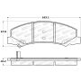 Stoptech 308.11590 Street Brake Pads
