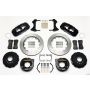 Wilwood 140-10947 AERO4 Rear P-Brake Kit 14.00in Big Ford Old Style 2.36in Offset