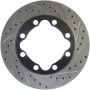 Stoptech 127.66026L Slotted & Drilled Sport Brake Rotor